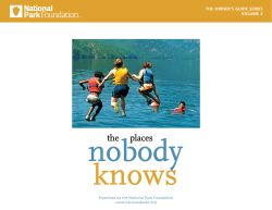 Nobod Y Nows - National Park Foundation