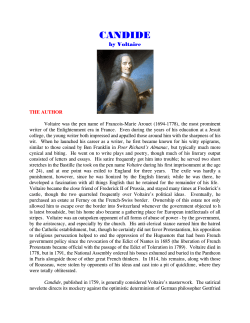 Candide - Robert C. Walton