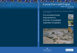 Environmental Water Requirements of Groundwate