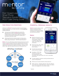 Mentor with FICO &reg; Safe Driving Score