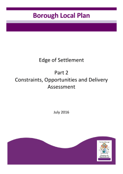 Edge of Settlement Analysis Part 2