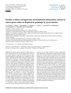 Further evidence of important environmental information content in