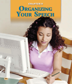 organizing your speech