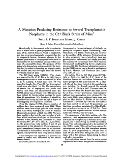 A Mutation Producing Resistance to Several