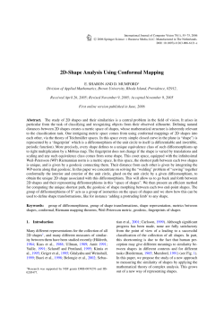 2D-Shape Analysis Using Conformal Mapping