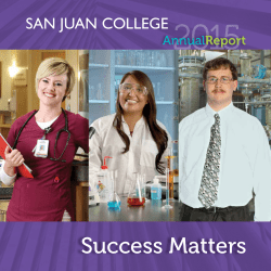 Annual Report - San Juan College