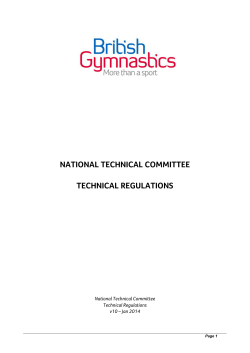 national technical committee technical regulations