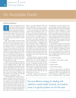 An Avoidable Death - State Bar of Michigan