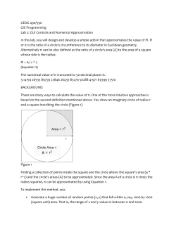 GEOG 490/590 GIS Programming Lab 2: GUI Controls