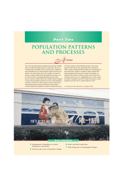 population patterns and processes