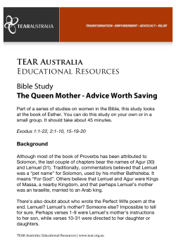 Advice Worth Saving