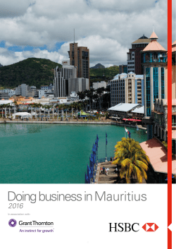 Doing business in Mauritius