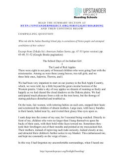 Excerpt from Zitkala-Sa`s American Indian