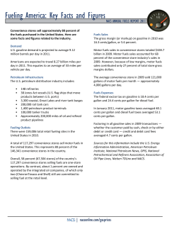 Fueling America: Key Facts and Figures