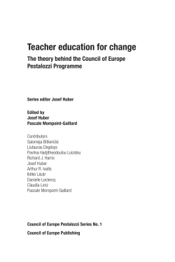 Teacher education for change