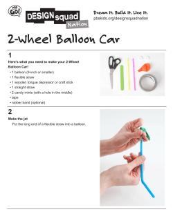 2-Wheel Balloon Car 1