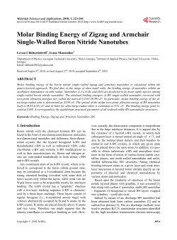 Molar Binding Energy of Zigzag and Armchair Single