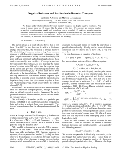Negative Resistance and Rectification in Brownian Transport