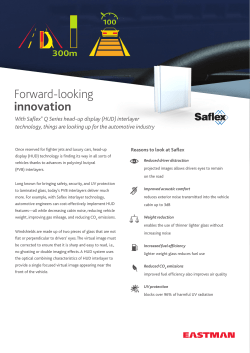 AI-AUTO-008 Saflex&reg; Advanced PVB - HUD
