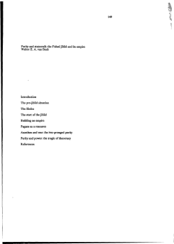 Purity and statecraft: the Fulani jihad and its empire Walter EA