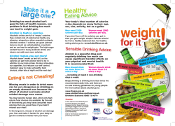 Eating`s not Cheating! - East Renfrewshire Council