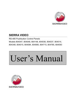 Sierra Video - Kramer Electronics