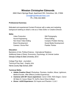 Resume - HighAttitudeVideo