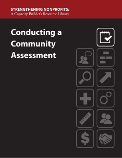 Conducting a Community Assessment