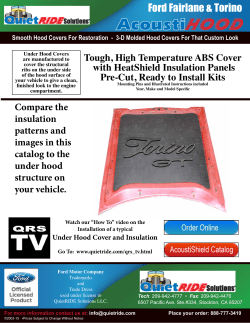 Smooth Hood Covers For Restoration