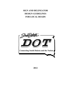 Sign Delineation Design Manual