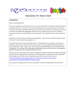 Newsletter 87