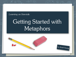 Getting Started with Metaphors