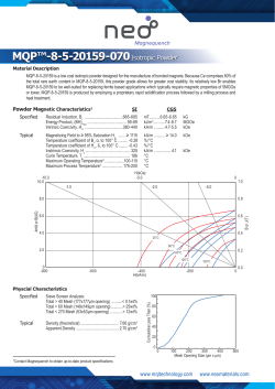 MQP-8-5-20159 powder datasheet