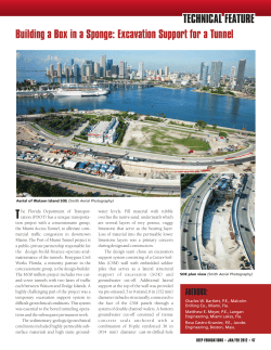 TECHNICAL FEATURE Building a Box in a Sponge: Excavation