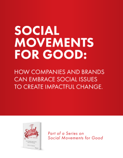 social movements for good