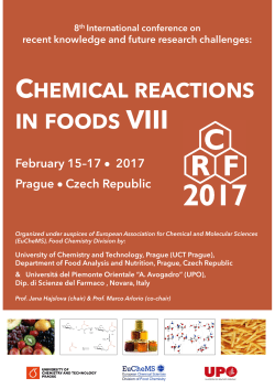 chemical reactions in foods viii