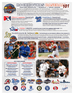 RockHounds Baseball 101