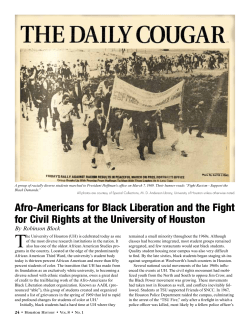 Afro-Americans for Black Liberation and the Fight for Civil Rights at