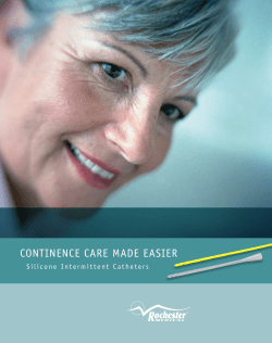 CONTINENCE CARE MADE EASIER