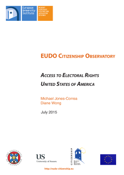 EUDO CITIZENSHIP OBSERVATORY