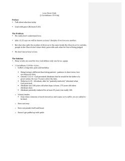 Love Never Fails (1 Corinthians 13:4