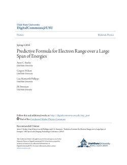Predictive Formula for Electron Range over a Large Span of Energies