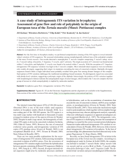 A case study of intragenomic ITS variation in bryophytes