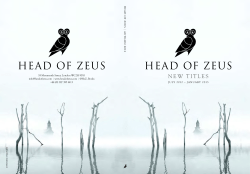 Head of Zeus Catalogue 2012