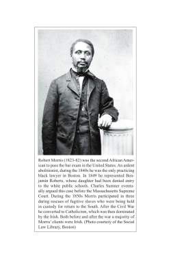Black and Irish Relations - Westfield State University