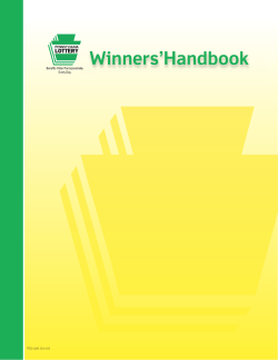 Pennsylvania Lottery Winners Handbook
