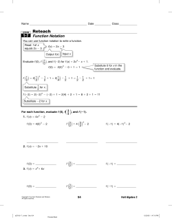 Reteach 1-7 - Humble ISD