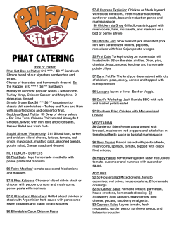 phat catering