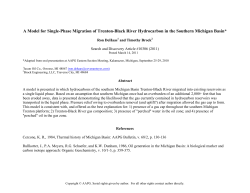 A Model for Single-Phase Migration of Trenton