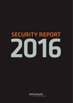 security report